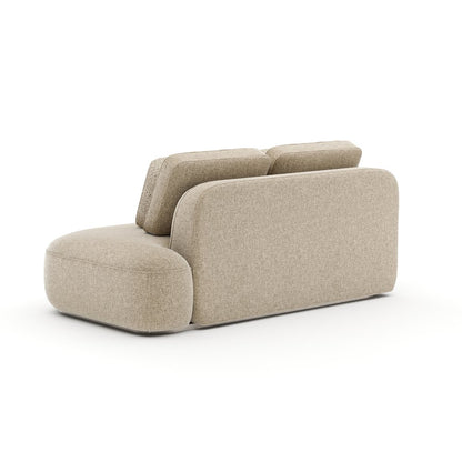Caracole - Sasso RAF Straight Armless Loveseat - Oatmeal - UPH-426-RL4-B view 4
