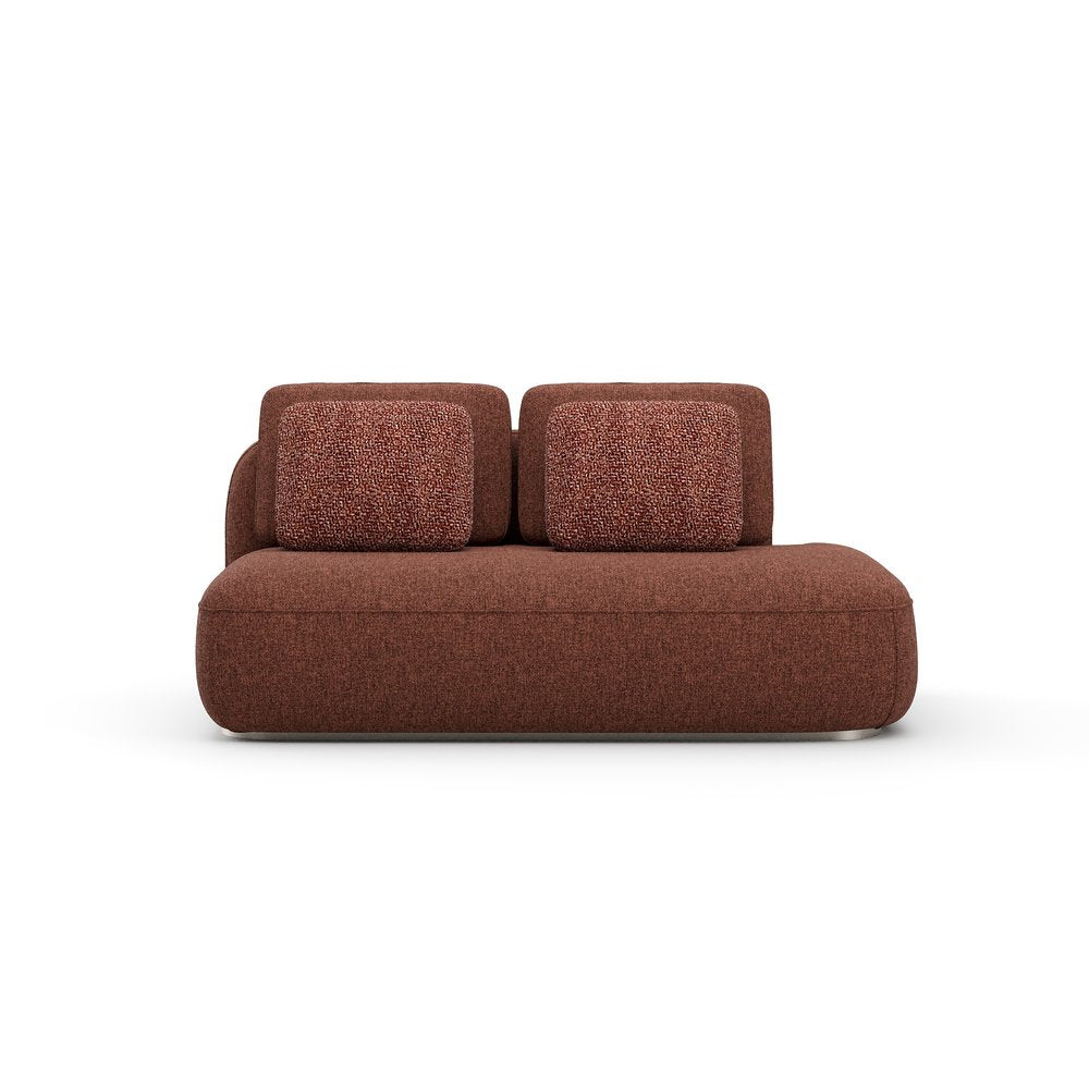 Caracole - Sasso RAF Straight Armless Loveseat - Saffron - UPH-426-RL4-A view 2