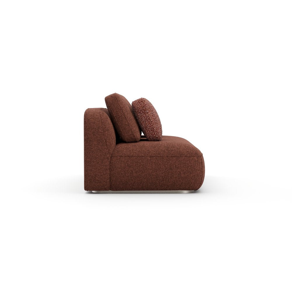 Caracole - Sasso RAF Straight Armless Loveseat - Saffron - UPH-426-RL4-A view 3
