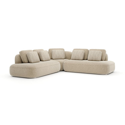 Caracole - Sasso Small L Sectional - Oatmeal - UPH-426-SEC7-B view 1