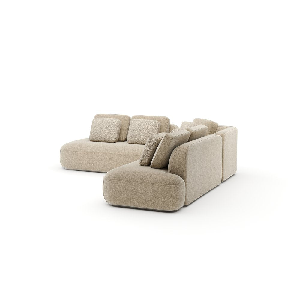Caracole - Sasso Small L Sectional - Oatmeal - UPH-426-SEC7-B view 3