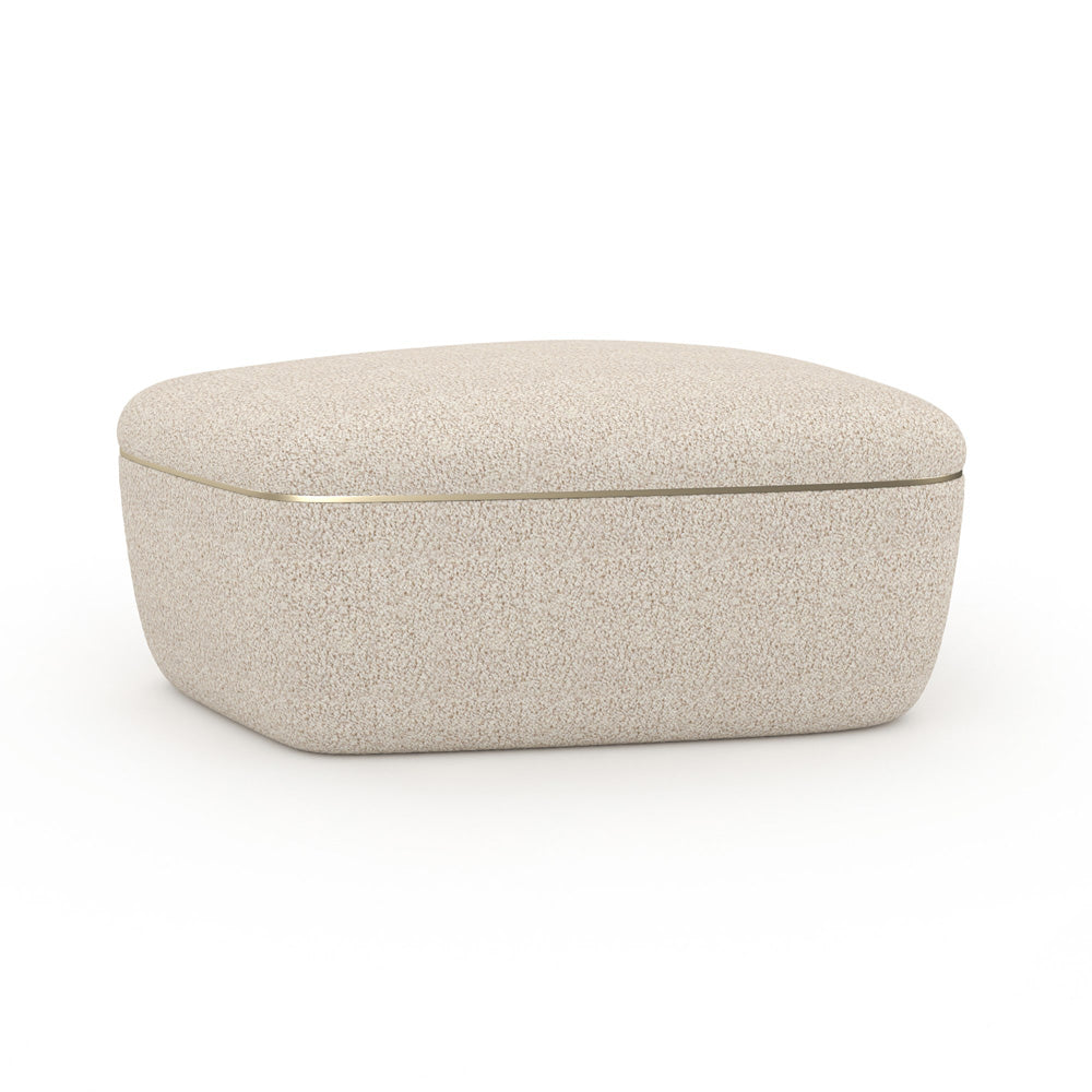 Caracole - Serir Small Cocktail Table in Almost White - CLA-024-409
