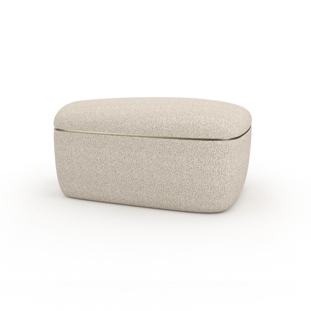 Caracole - Serir Small Cocktail Table in Almost White - CLA-024-409