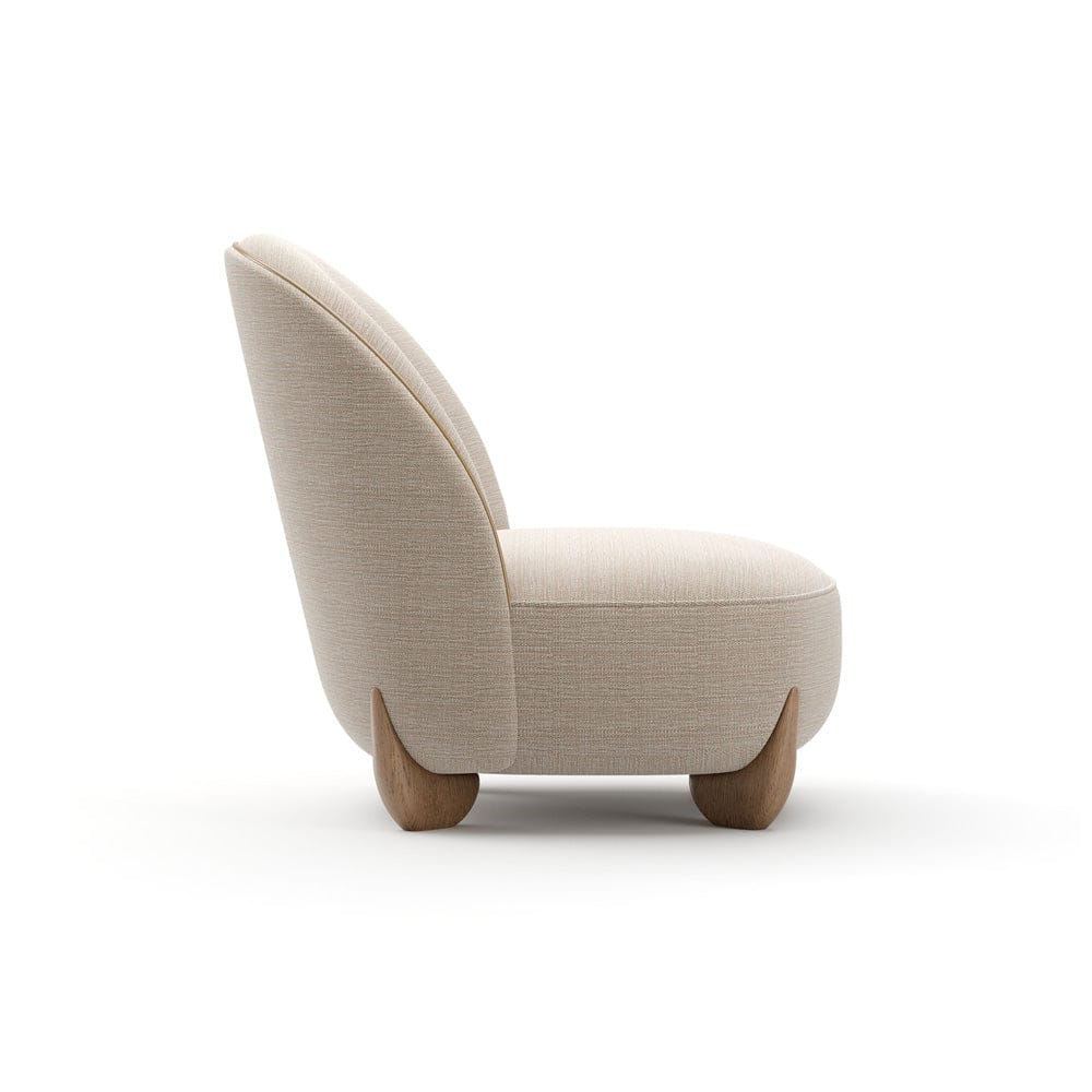 Caracole - Seta Chair Oatmeal - UPH-425V-031-A view 3