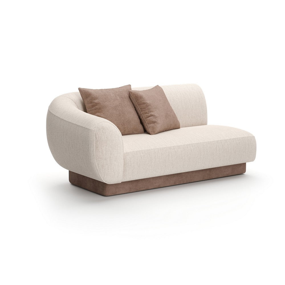 Caracole - Seta Laf Loveseat Oatmeal - UPH-425V-LL1-A view 2
