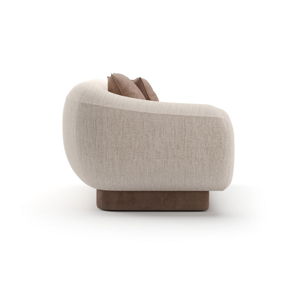 Caracole - Seta Laf Loveseat Oatmeal - UPH-425V-LL1-A view 4