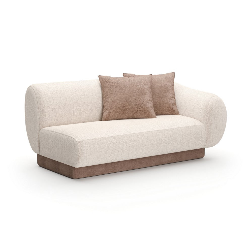 Caracole - Seta Raf Loveseat Oatmeal - UPH-425V-RL1-A view 1
