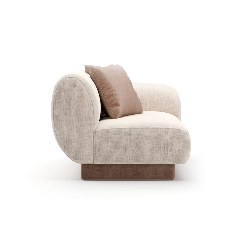 Caracole - Seta Raf Loveseat Oatmeal - UPH-425V-RL1-A view 2