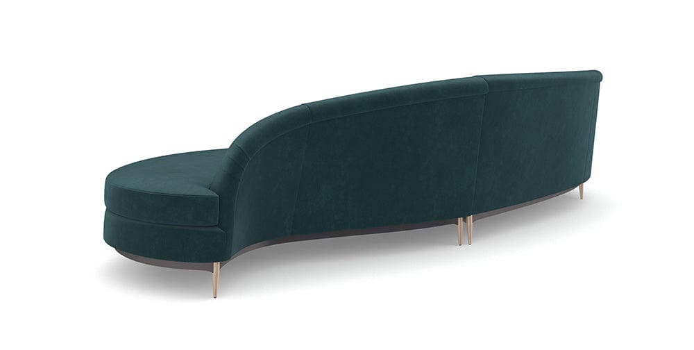 Caracole - Three'S Company  2Pc Sectional in Green - UPH-424-SEC1-C
