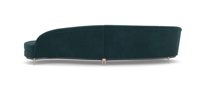 Caracole - Three'S Company  2Pc Sectional in Green - UPH-424-SEC1-C
