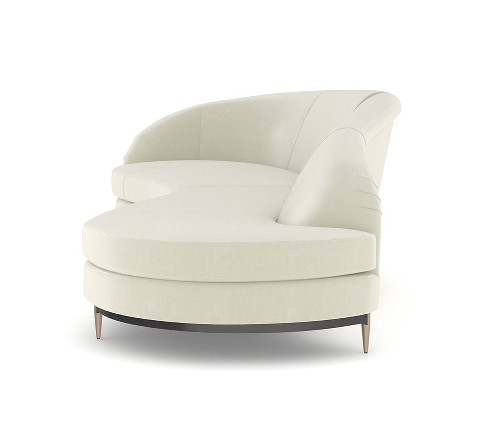 Caracole - Three'S Company  2Pc Sectional in Ivory - UPH-424-SEC1-D