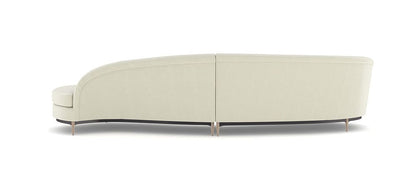 Caracole - Three'S Company  2Pc Sectional in Ivory - UPH-424-SEC1-D