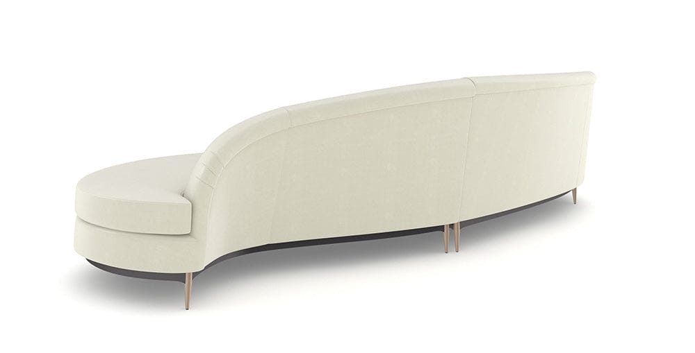Caracole - Three'S Company  2Pc Sectional in Ivory - UPH-424-SEC1-D