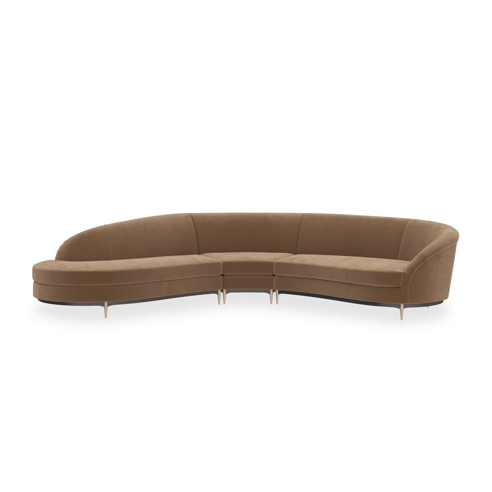 Caracole - Three'S Company Lf Chaise 3Pc Sec - UPH-424-SEC3-F view 2