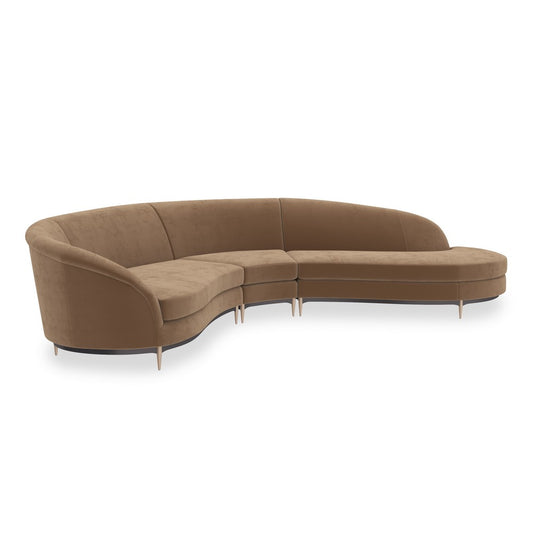 Caracole - Three'S Company Rt Chaise 3Pc Sec - UPH-424-SEC4-F view 1