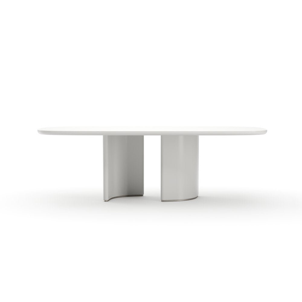 Caracole - Tobie Rectangular Dining Table - Almond Milk - CLA-426-203 view 2