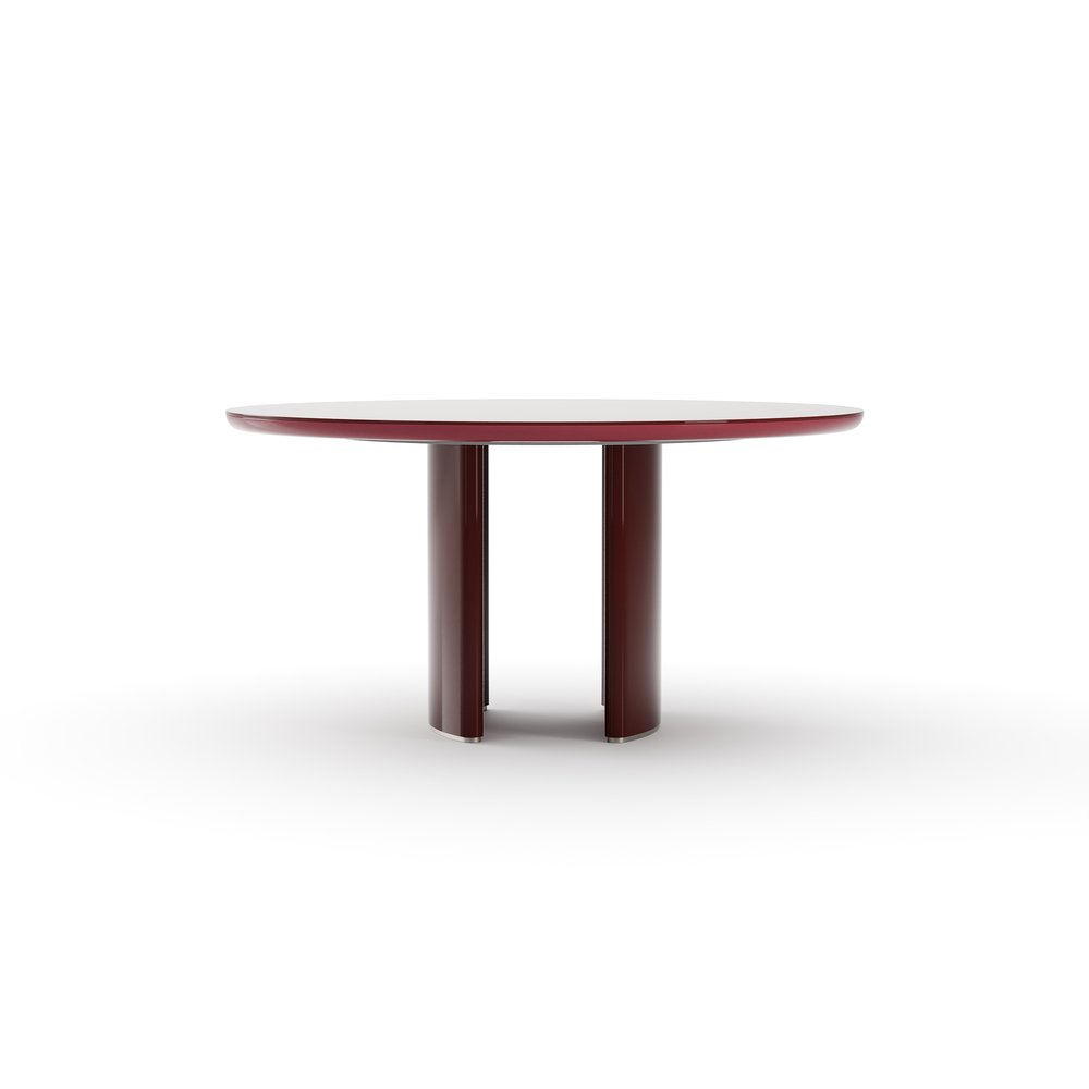 Caracole - Tobie Round Dining Table - Rouge - CLA-426-204 view 2