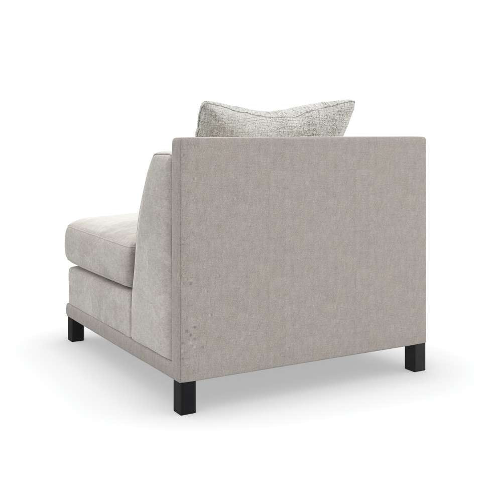 Caracole - Tuxedo Armless Chair - UPH-423-AS1-B veiw 3