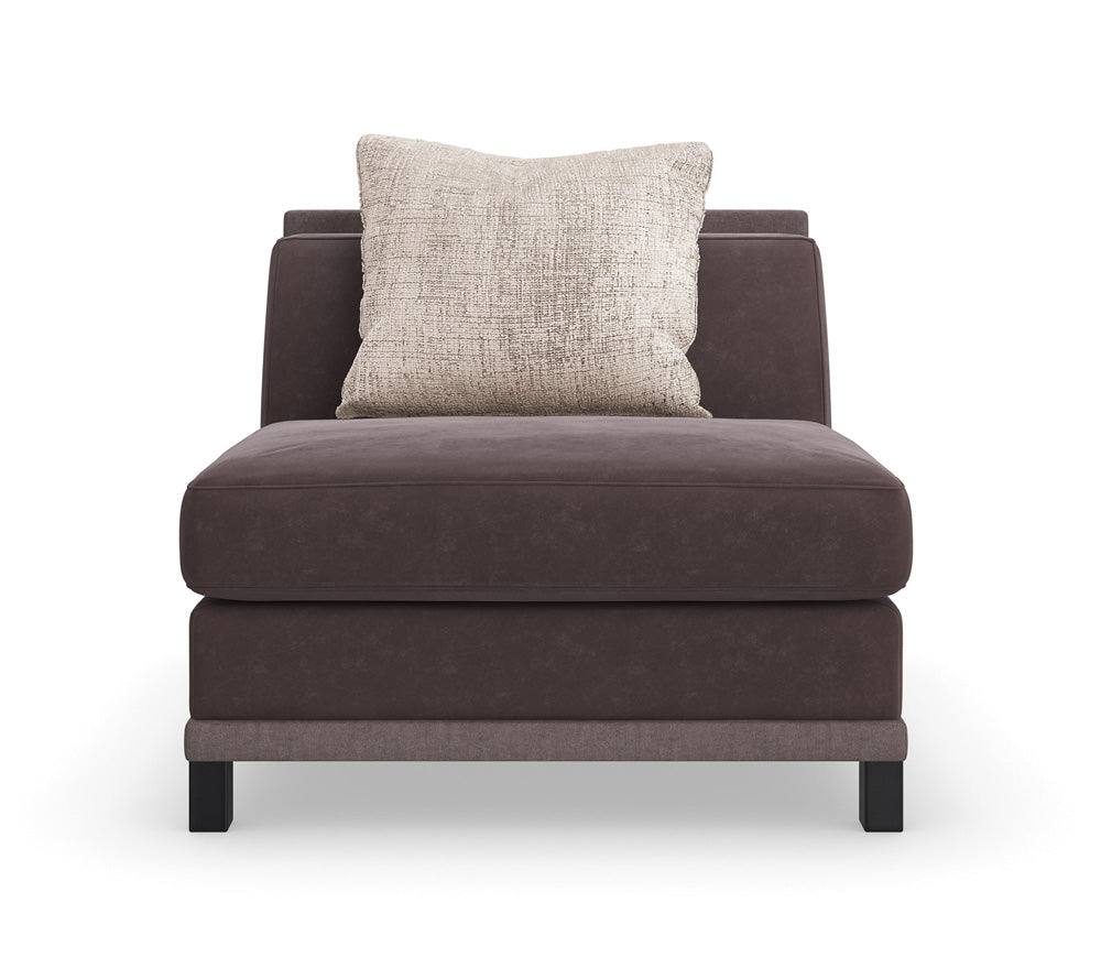 Caracole - Tuxedo Armless Chair - UPH-423-AS1-A