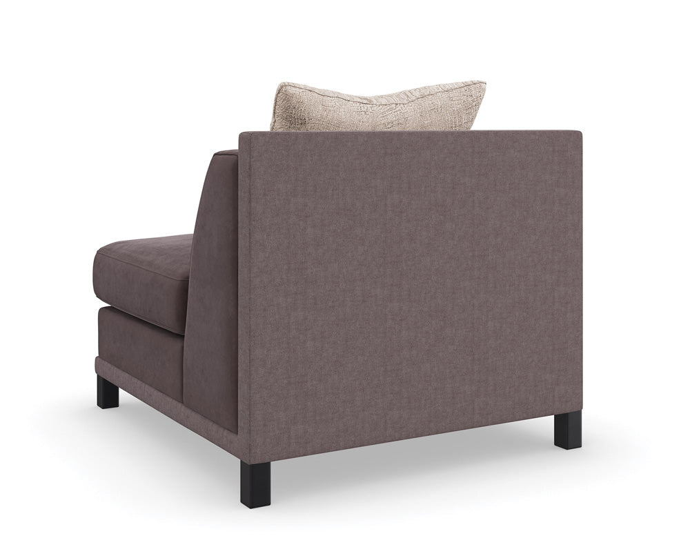 Caracole - Tuxedo Armless Chair - UPH-423-AS1-A