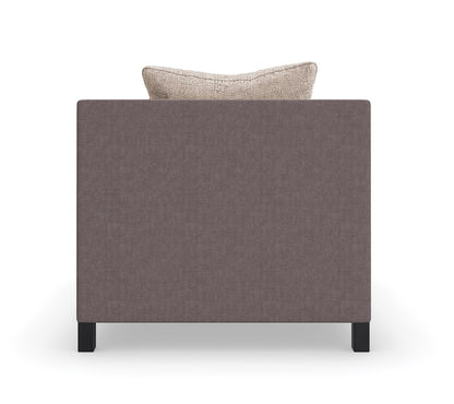 Caracole - Tuxedo Armless Chair - UPH-423-AS1-A