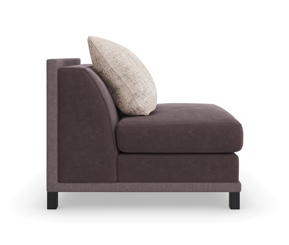 Caracole - Tuxedo Armless Chair - UPH-423-AS1-A