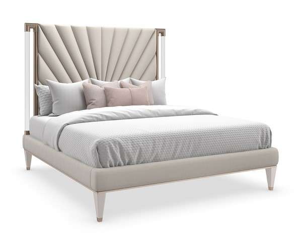 Caracole - Valentina Upholstered King Bed - C113-422-121 veiw 1