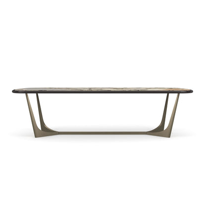Caracole - Vena Dining Table in Otter Gloss - CLA-024-201