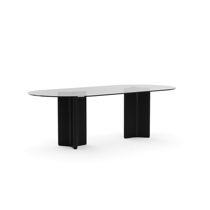 Caracole - Viola Clear Oval Double Pedestal Dining Table - CLA-426-2012 view 1