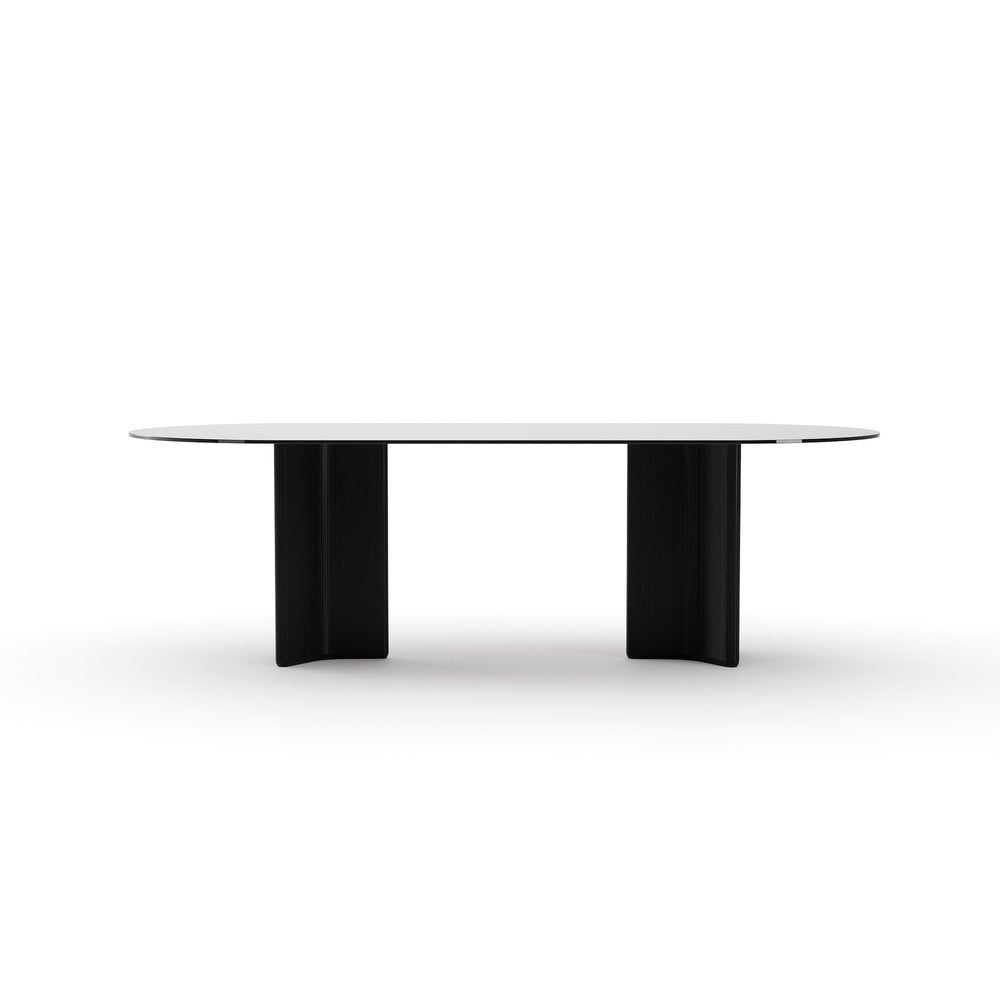Caracole - Viola Clear Oval Double Pedestal Dining Table - CLA-426-2012 view 2