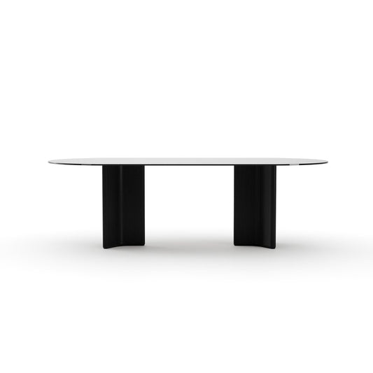 Caracole - Viola Clear Oval Double Pedestal Dining Table - CLA-426-2012 view 2