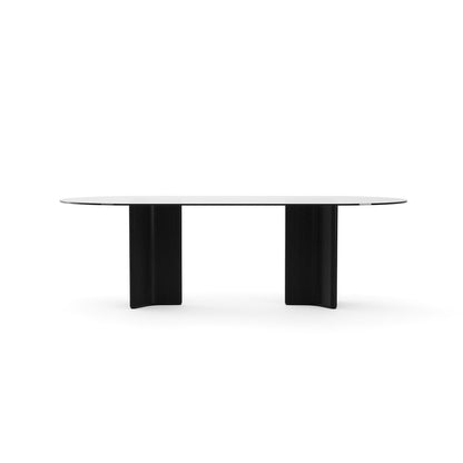 Caracole - Viola Dining Table Smoked Glass - CLA-426-206 view 2