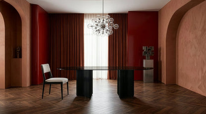Caracole - Viola Dining Table Smoked Glass - CLA-426-206 view 4