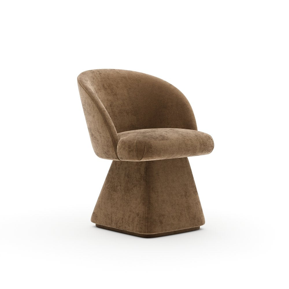 Caracole - Vuelta Upholstered Dining Chair - Camel - CLA-426-297 view 1