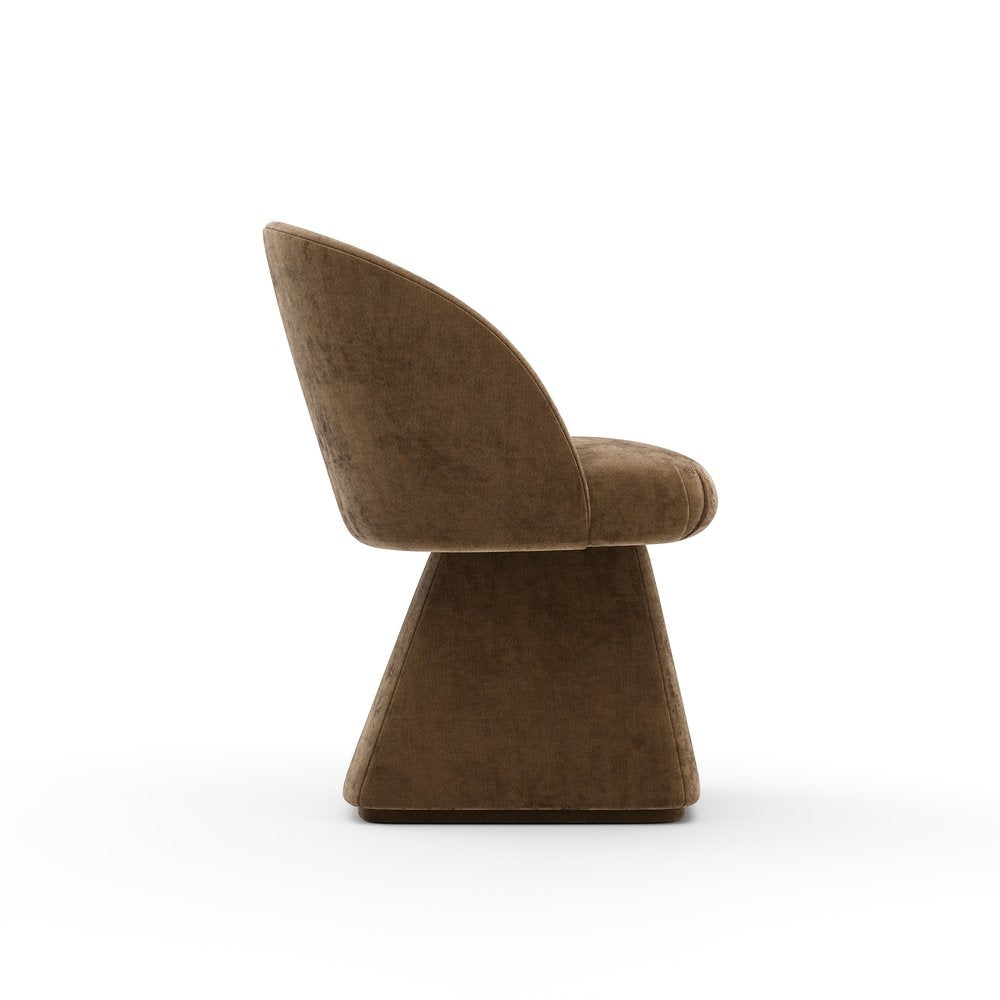 Caracole - Vuelta Upholstered Dining Chair - Camel - CLA-426-297 view 3
