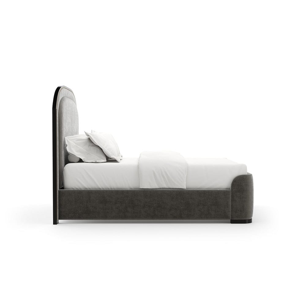 Caracole - Wanderlust Qn Bed Pewter - CLA-425V-105 view 3