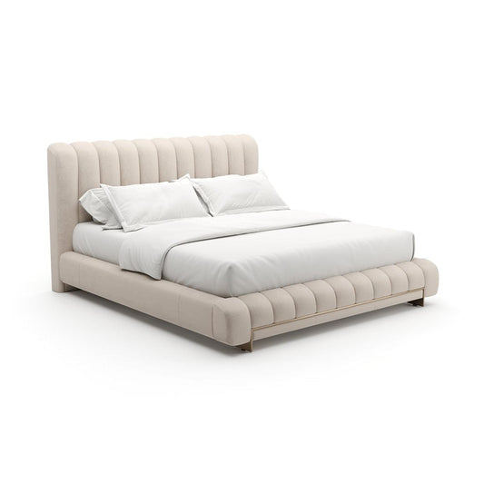 Caracole - Well Balanced Kg Bed Ecru - CLA-425V-126 view 1
