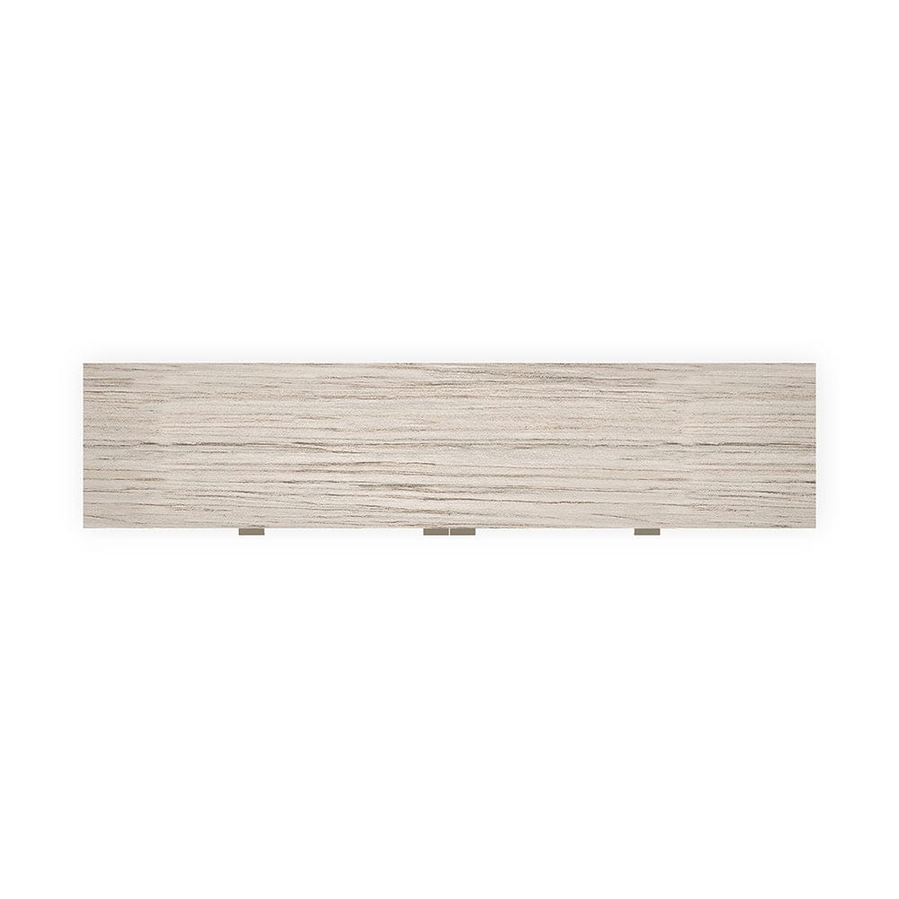 Caracole - Wish You Were Here Media Cabinet in Almond Milk, Whisper of Gold - CLA-424-534