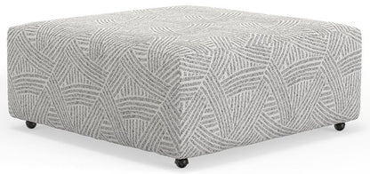 Catnapper - Abraxas Castered Cocktail Ottoman in Oyster - 19328292618 veiw 1