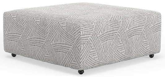 Catnapper - Abraxas Castered Cocktail Ottoman in Oyster - 19328292618 veiw 1