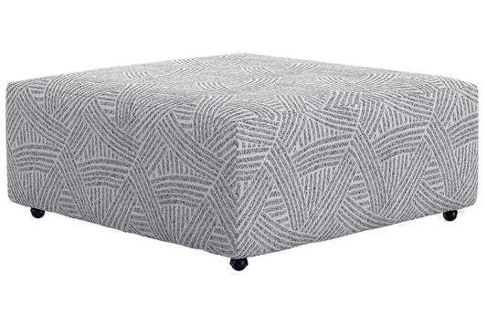 Catnapper - Abraxas Castered Cocktail Ottoman in Oyster - 19328292618 veiw 2