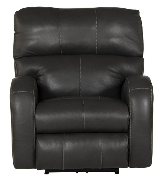 Catnapper - Angelo Power Headrest Power Lay Flat Recliner in Gunmetal - 64460-7/1273-58/3073-58 view 1