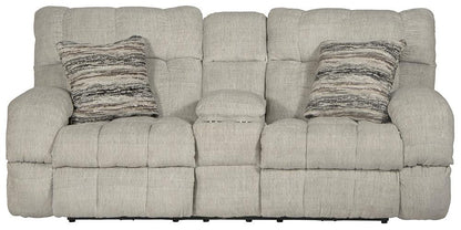 Catnapper - Ashland Lay Flat Reclining Console Loveseat in Buff/Zebra - 3599/1934-16/2317-48 veiw 5