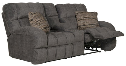 Catnapper - Ashland Lay Flat Reclining Console Loveseat in Granite/Night - 3599/1934-88/2317-08 veiw 4