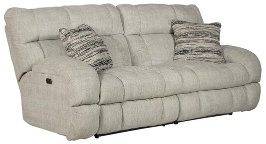 Catnapper - Ashland Power Lay Flat Reclining Sofa in Buff/Zebra - 63591/1934-16/2317-48 view 1
