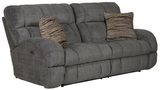 Catnapper - Ashland Power Lay Flat Reclining Sofa in Granite/Night - 63591/1934-88/2317-08 view 1