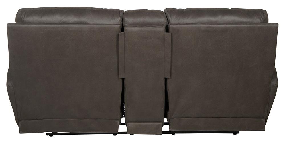 Catnapper - Atlas Reclining Console Loveseat in Charcoal - 1009115318125318 veiw 3