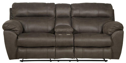 Catnapper - Atlas Reclining Console Loveseat in Charcoal - 1009115318125318 veiw 5