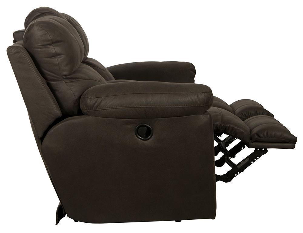 Catnapper - Atlas Reclining Console Loveseat in Charcoal - 1009115318125318 veiw 7