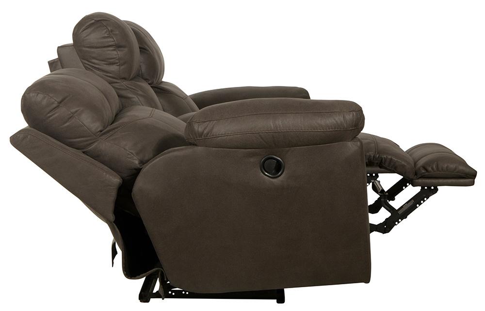 Catnapper - Atlas Reclining Console Loveseat in Charcoal - 1009115318125318 veiw 8
